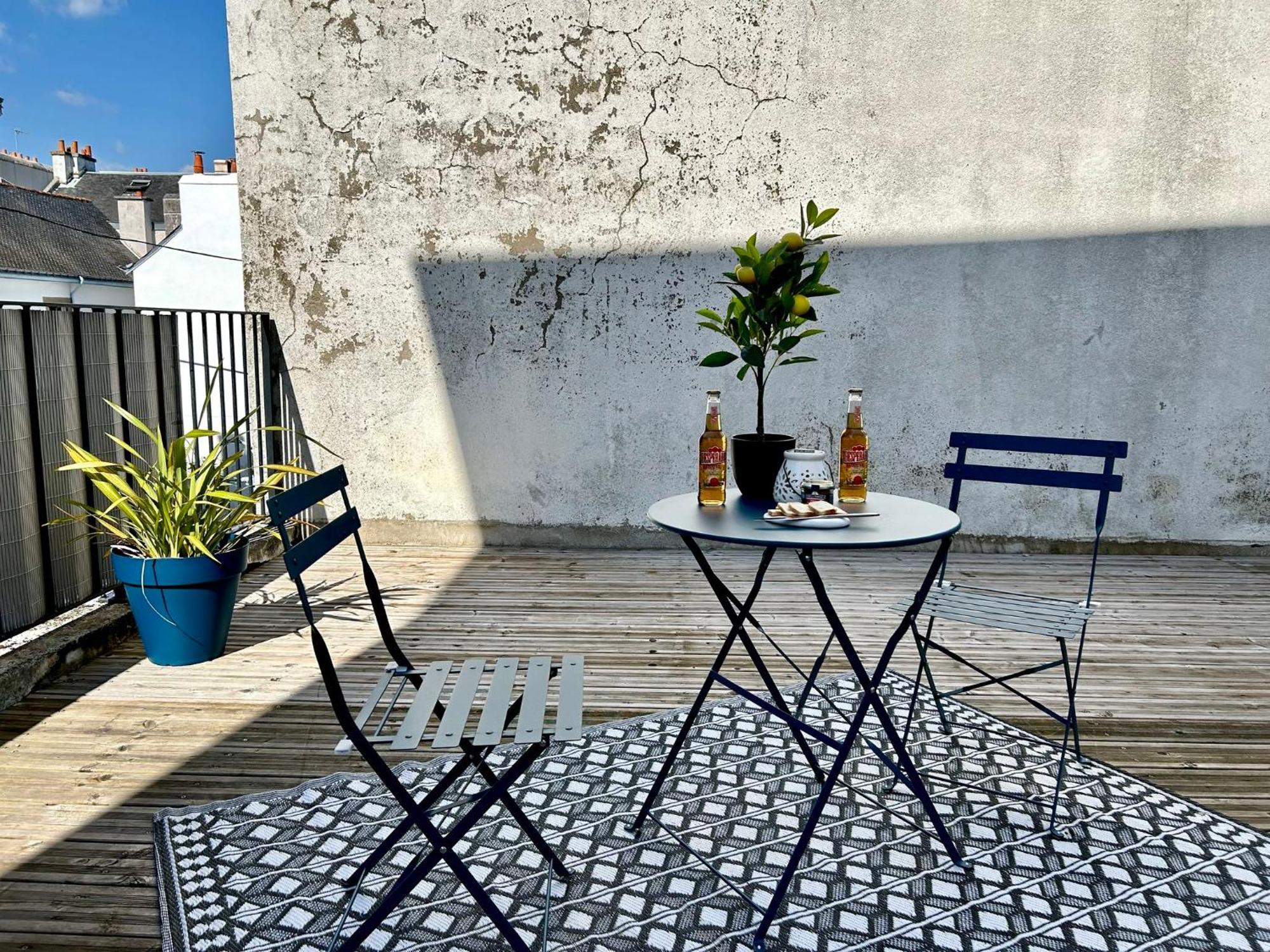 O Studio Terrasse - Centre Ville De Lorient - Gare Εξωτερικό φωτογραφία