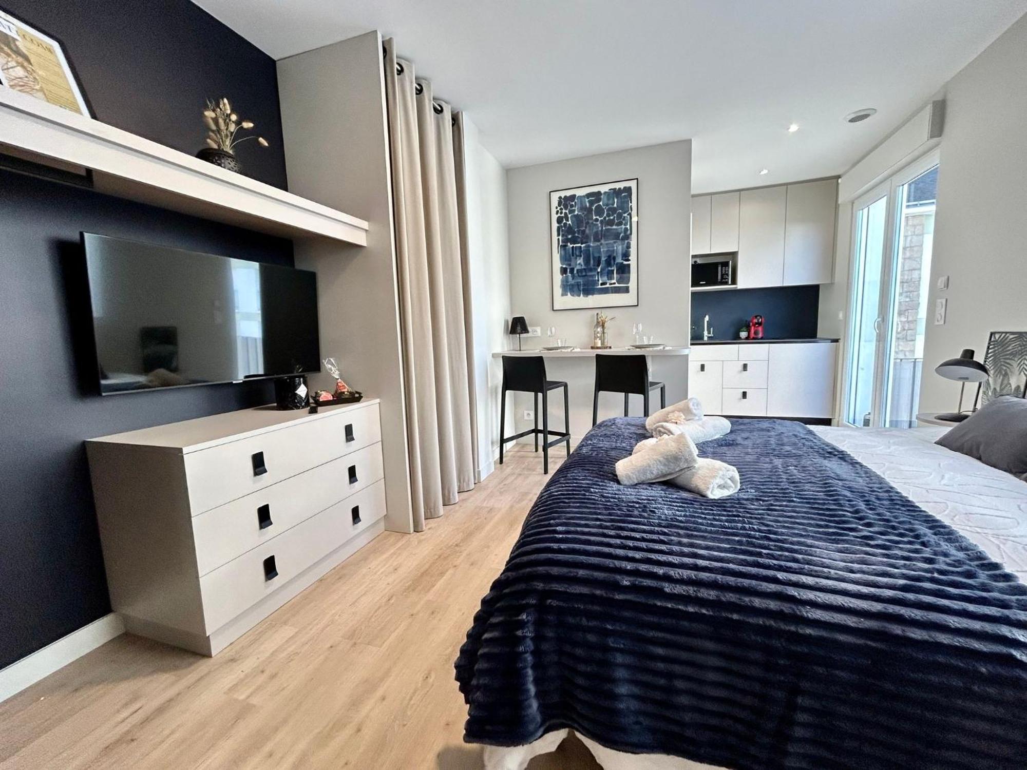 O Studio Terrasse - Centre Ville De Lorient - Gare Εξωτερικό φωτογραφία