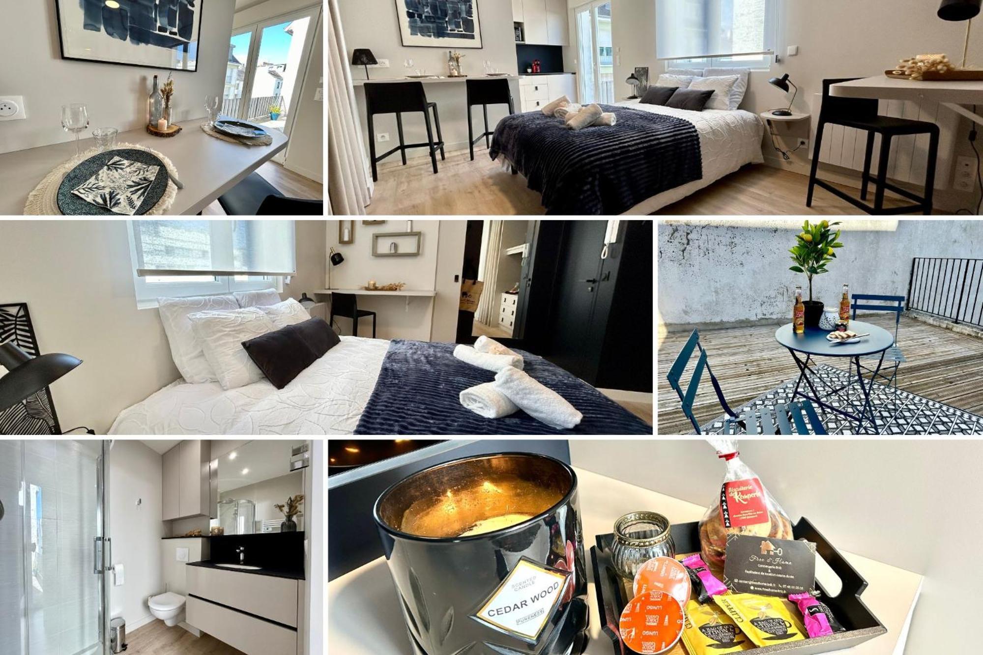 O Studio Terrasse - Centre Ville De Lorient - Gare Εξωτερικό φωτογραφία