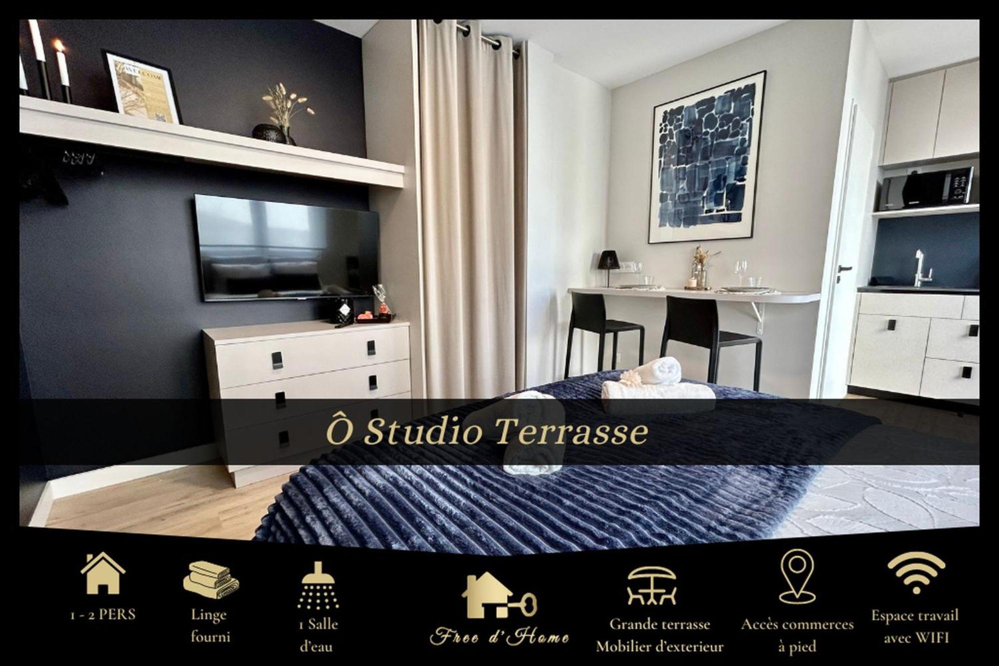 O Studio Terrasse - Centre Ville De Lorient - Gare Εξωτερικό φωτογραφία
